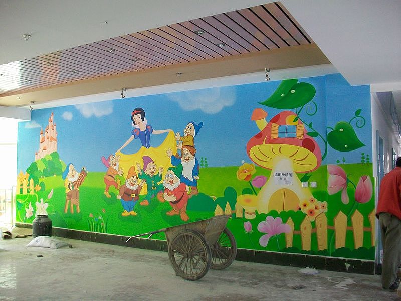 南昌文化墙公司,南昌幼儿园墙绘,南昌喷绘墙体,南昌画画,南昌文化墙