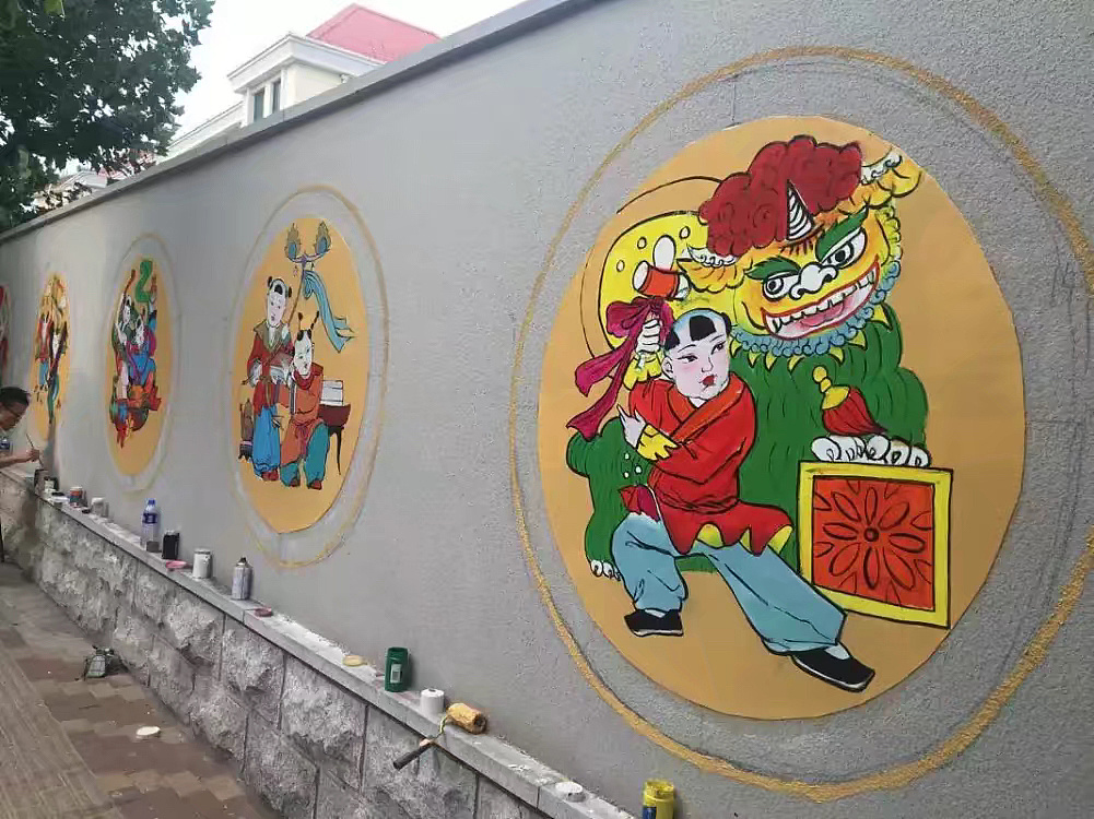 南昌涂鸦墙画,南昌彩绘公司,南昌乡村墙体彩绘,南昌幼儿园手绘壁画